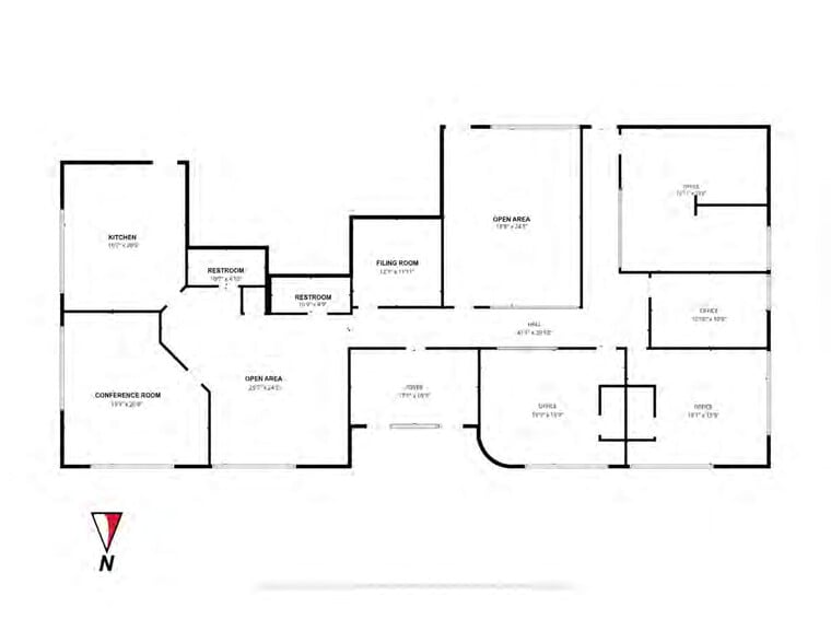 30881 Beverly Rd, Romulus, MI for lease - Floor Plan - Image 3 of 3