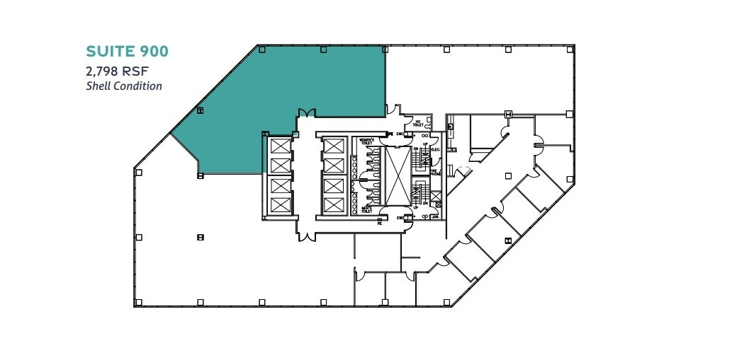36 S Charles St, Baltimore, MD à louer Plan d’étage- Image 1 de 1