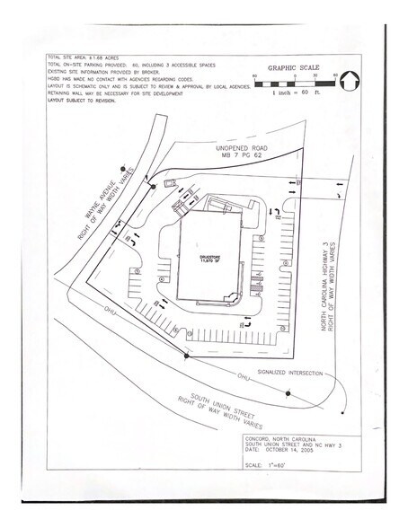 Union Street South, Concord, NC à vendre - Plan de site - Image 2 de 2