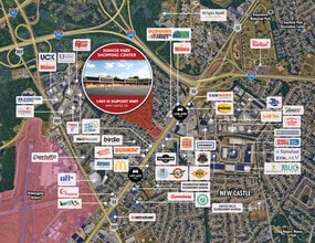 1403-1415 N DuPont Hwy, New Castle, DE - Aerial  map view