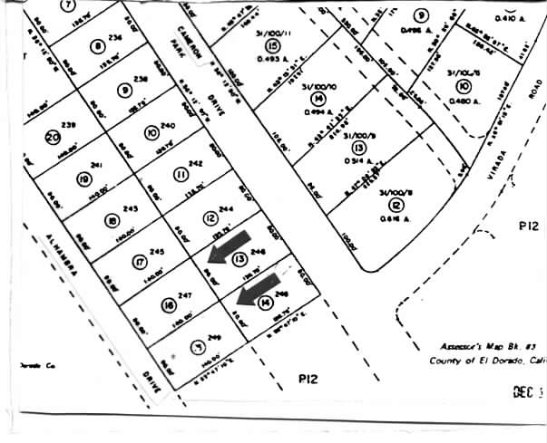 3067 Alhambra Dr, Shingle Springs, CA à vendre - Plan cadastral - Image 2 de 8