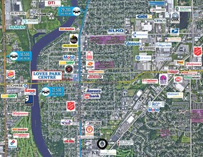 5910 N 2nd St, Loves Park, IL - AERIAL  map view - Image1