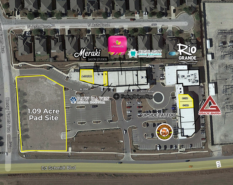 531 Ed Schmidt, Hutto, TX for lease - Site Plan - Image 2 of 14