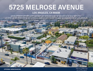 Plus de détails pour 5725 Melrose Ave, Los Angeles, CA - Terrain à vendre
