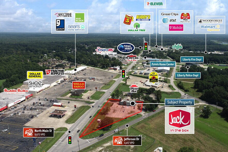 2320 N Main St, Liberty, TX à vendre - Photo du bâtiment - Image 2 de 4