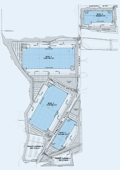 7th Street & Locust Ave, Fontana, CA à louer - Plan de site - Image 2 de 3