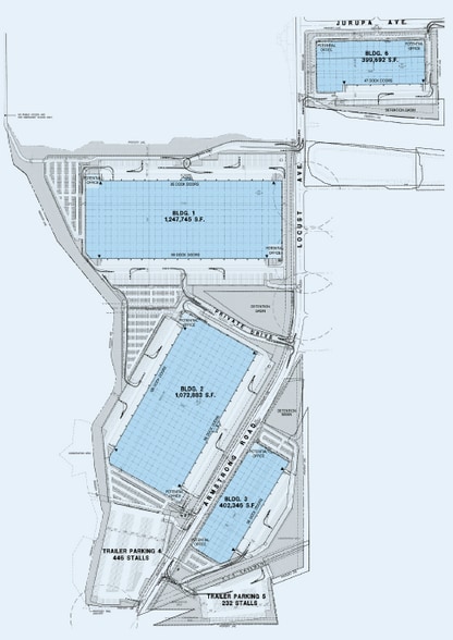 7th Street & Locust Ave, Fontana, CA for lease - Site Plan - Image 2 of 3