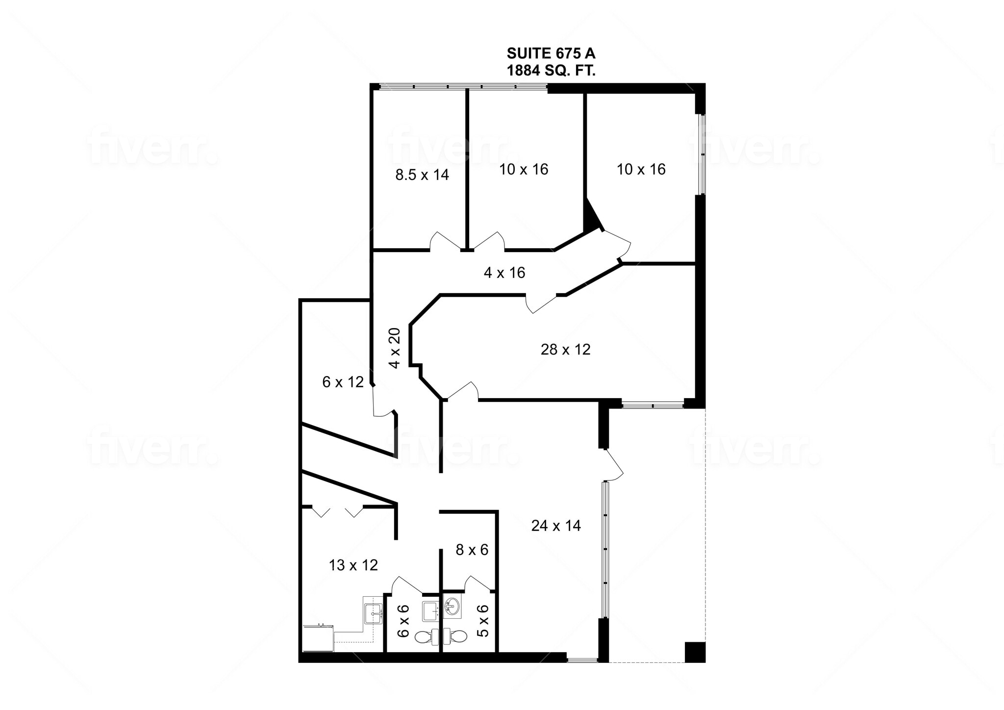 685 Thornton Way, Lithia Springs, GA for lease Floor Plan- Image 1 of 1