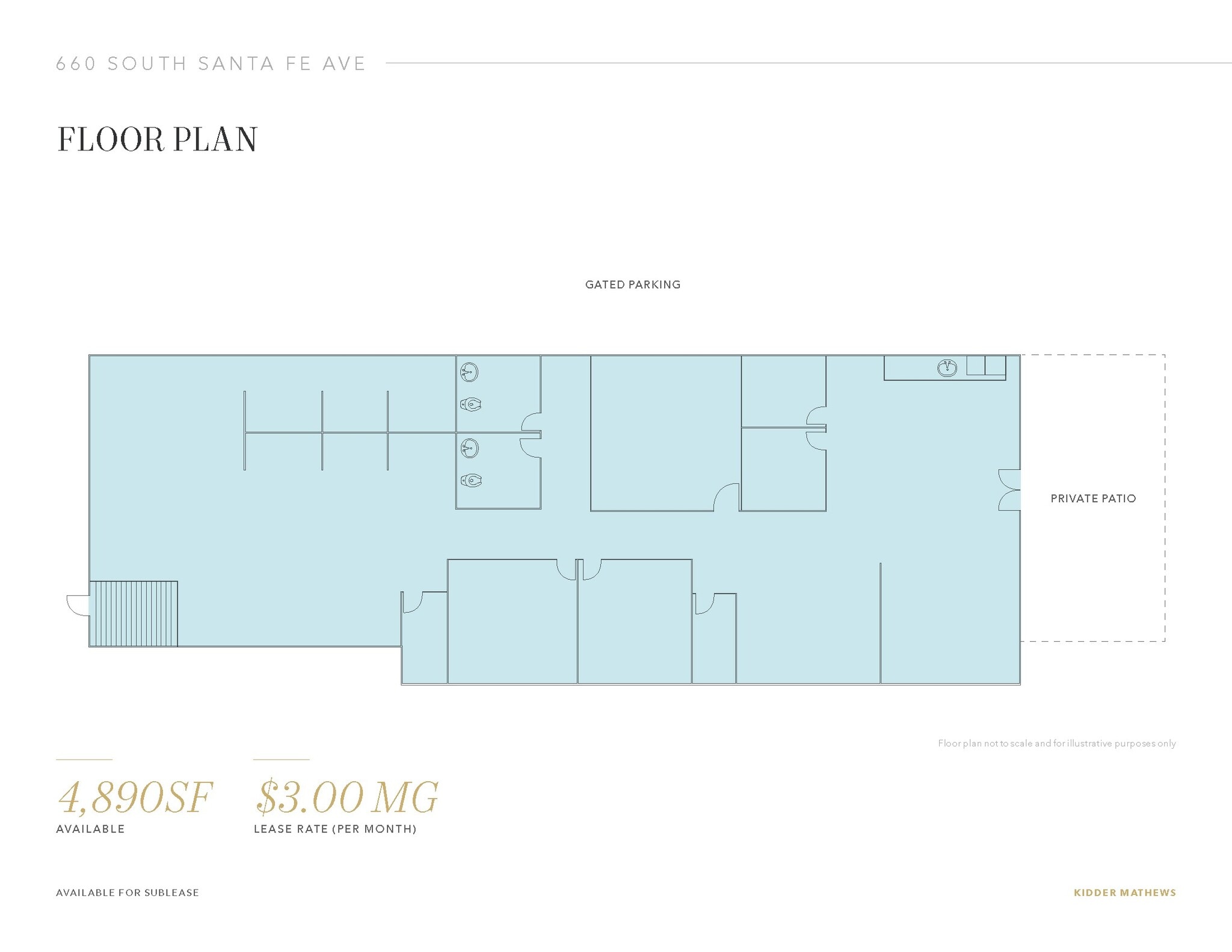 650 S Santa Fe Ave, Los Angeles, CA à louer Plan d’étage- Image 1 de 10