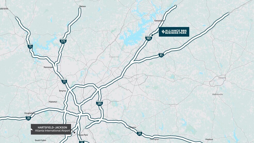 Alliance 985 Business Park - Building 200, Flowery Branch, GA à louer - Vidéo sur l’inscription commerciale - Image 2 de 2