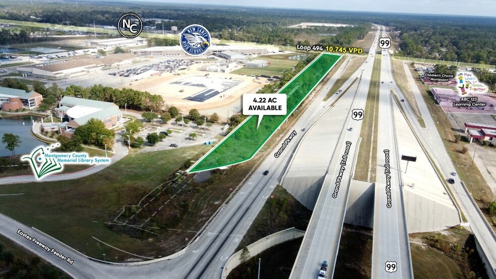 0 Grand Parkway, New Caney, TX à vendre - Aérien - Image 2 de 4