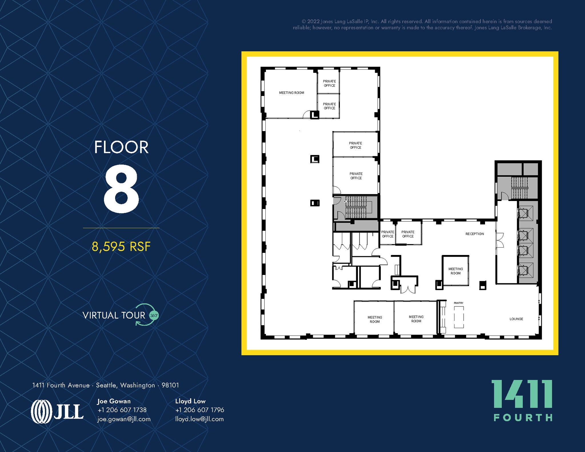 1411 4th Ave, Seattle, WA for lease Floor Plan- Image 1 of 8
