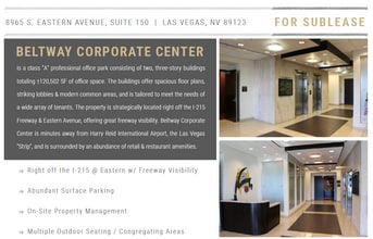 8965 S Eastern Ave, Las Vegas, NV for lease Interior Photo- Image 2 of 4
