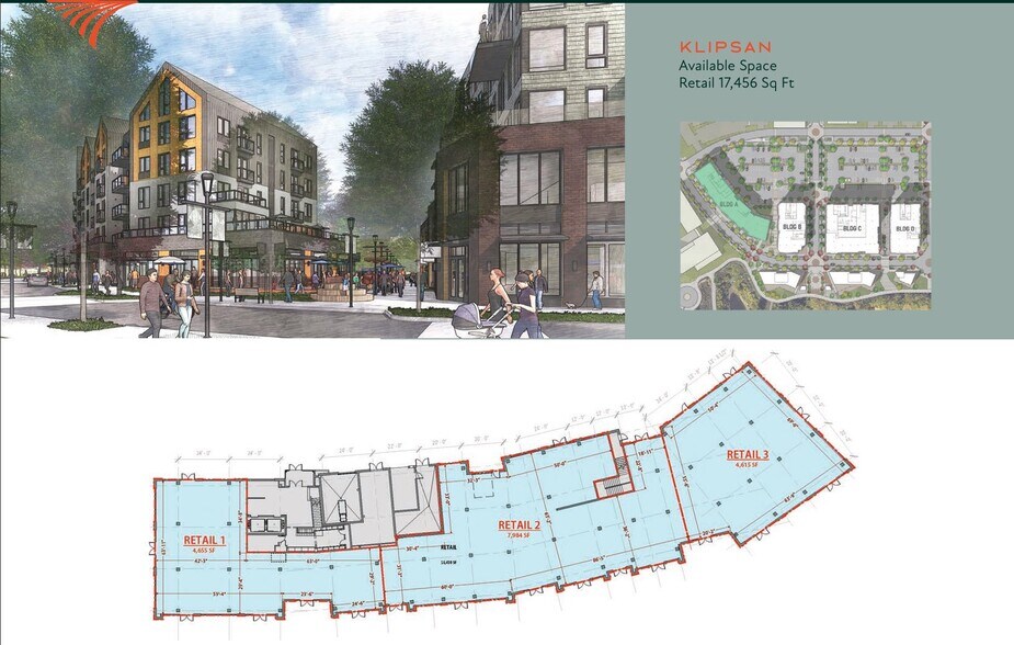 Commerce de détail dans Washougal, WA à louer - Plan d’étage - Image 2 de 10