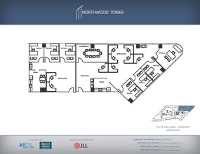 5757 Alpha Rd, Dallas, TX à louer Plan d’étage- Image 1 de 1