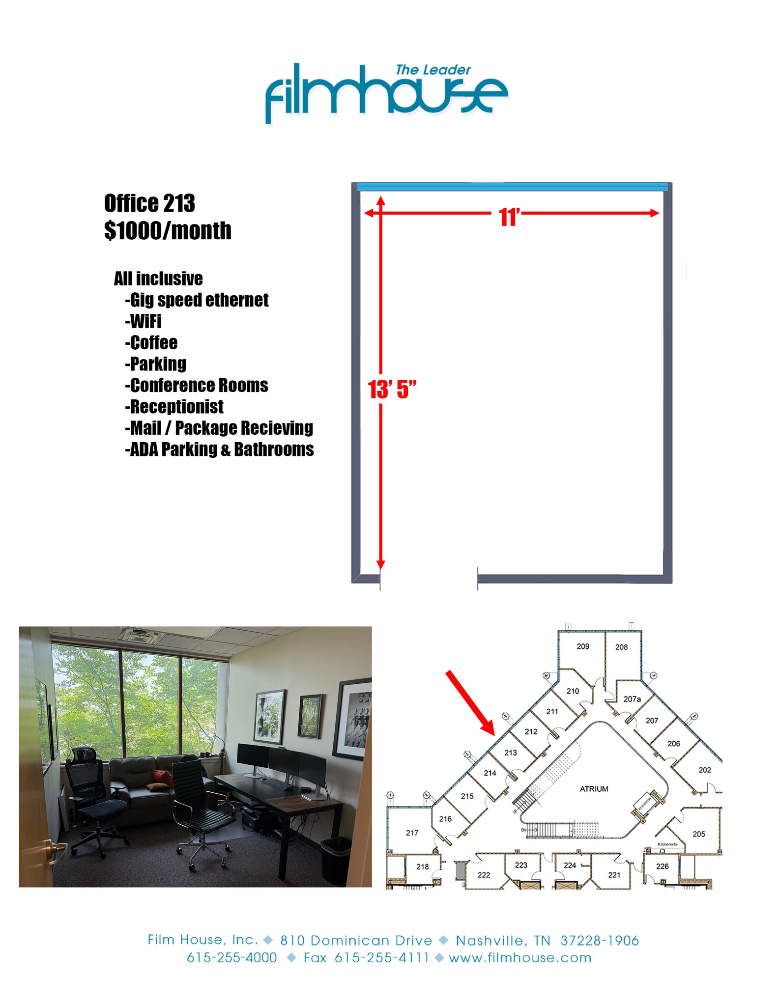 810 Dominican Dr, Nashville, TN for lease Interior Photo- Image 1 of 1