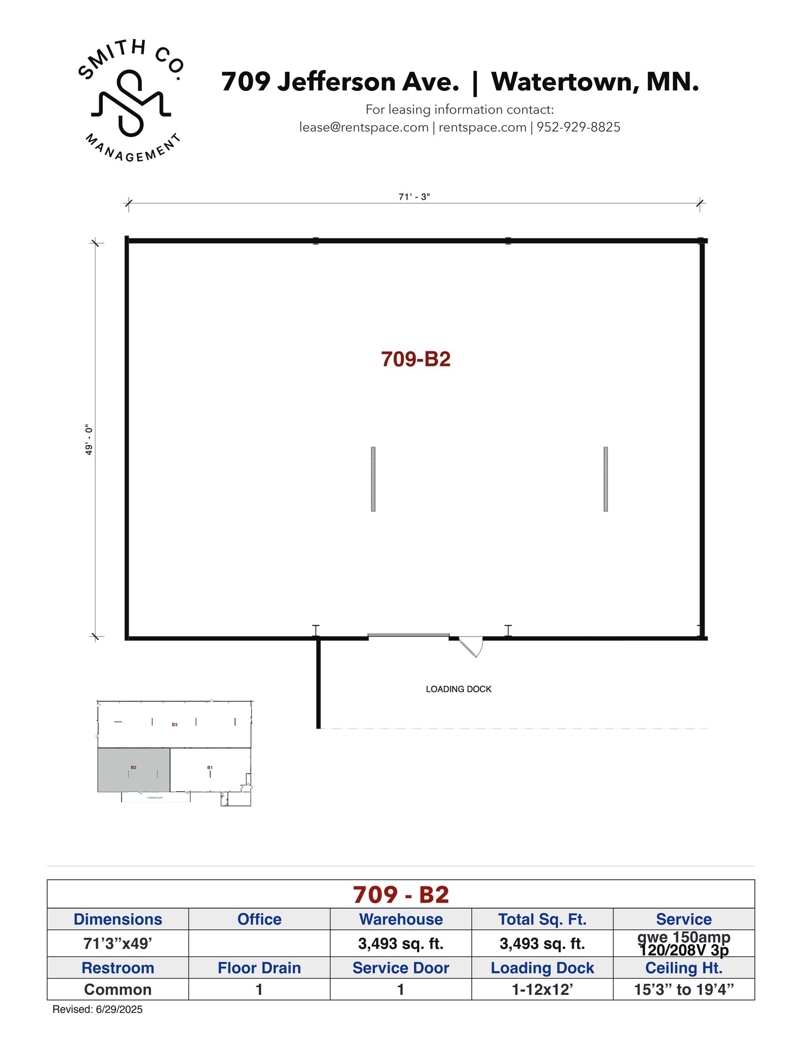 701-709 Jefferson Ave SW, Watertown, MN for lease Site Plan- Image 1 of 1