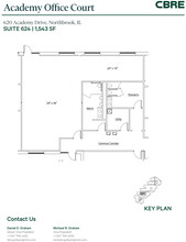 600-650 Academy Dr, Northbrook, IL à louer Plan d’étage- Image 1 de 1