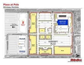 875 St. James St, Winnipeg, MB à louer Plan de site- Image 1 de 1