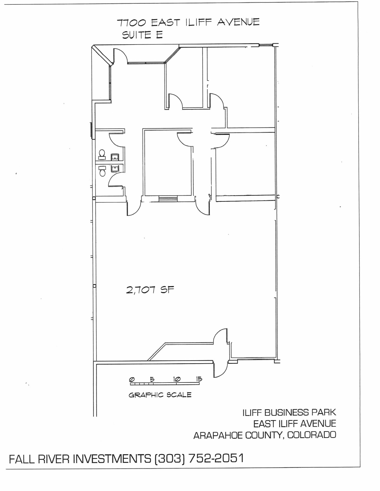 7700 E Iliff Ave, Denver, CO for lease Site Plan- Image 1 of 1
