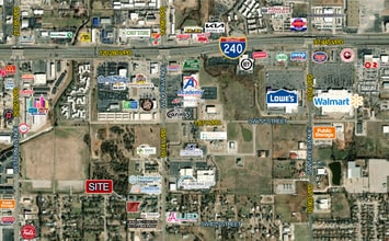 8241 S Walker Ave, Oklahoma City, OK - Aerial  map view