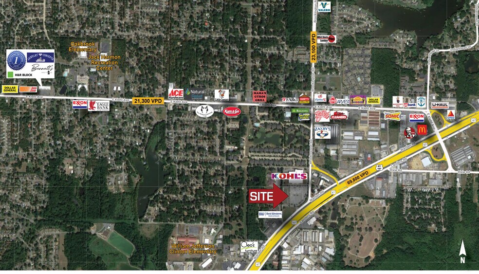 Warden Rd & Brookswood Rd, Sherwood, AR à vendre - Photo du bâtiment - Image 2 de 3