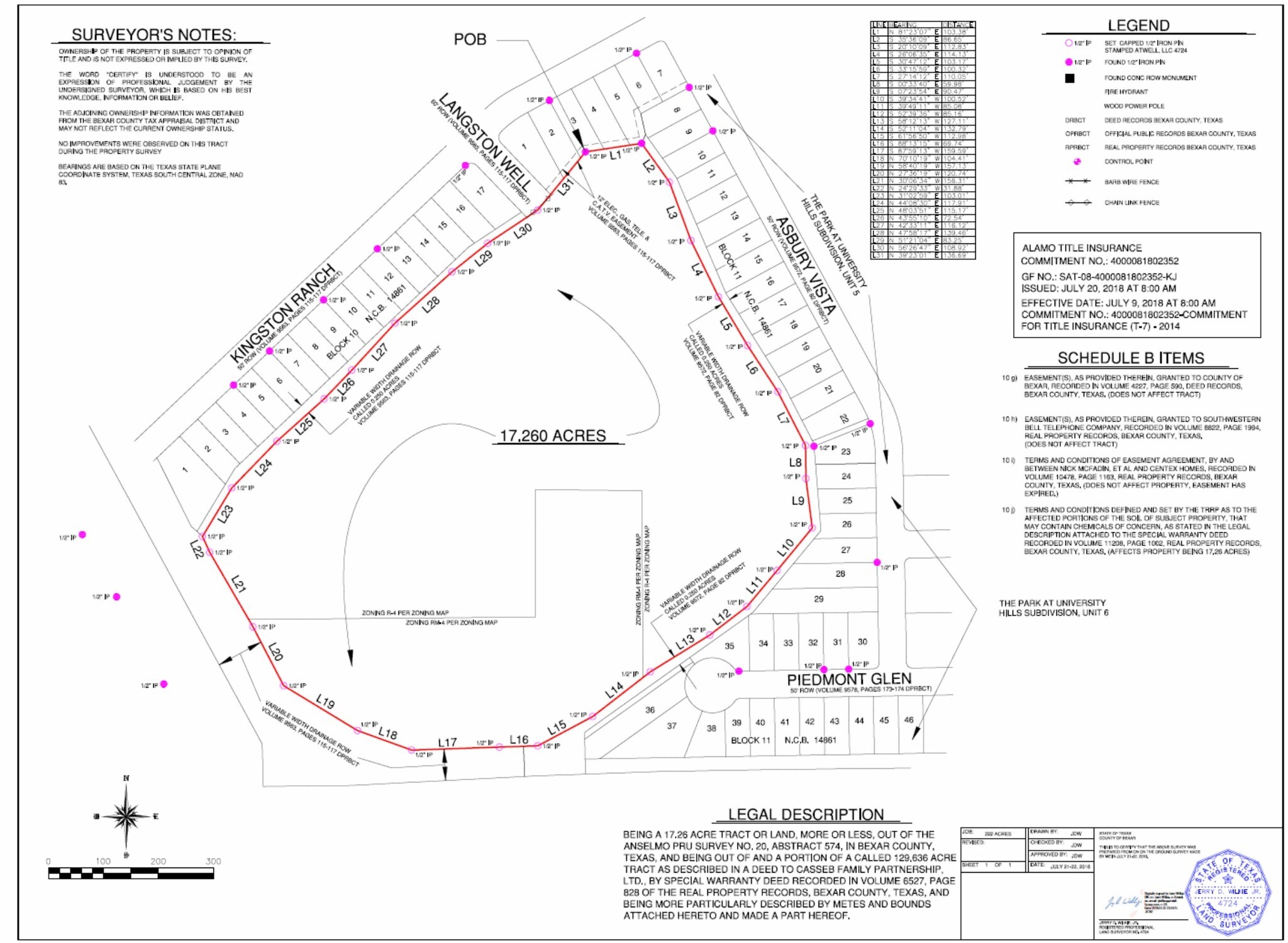 5912 W Hausman Rd, San Antonio, TX à vendre Plan cadastral- Image 1 de 2
