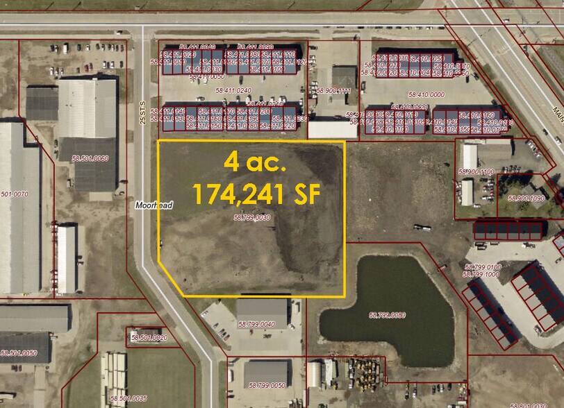 1300 25th S st, Moorhead, MN à vendre - Plan cadastral - Image 2 de 2