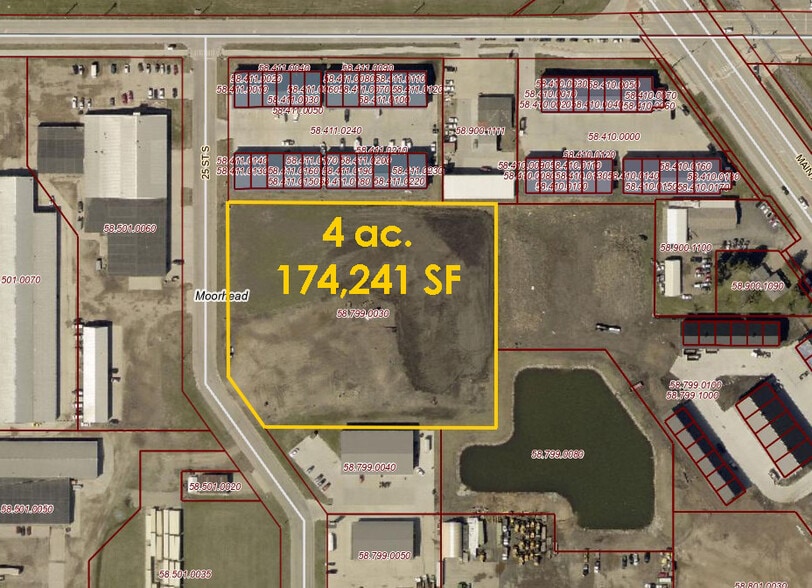 1300 25th S st, Moorhead, MN for sale - Plat Map - Image 2 of 2