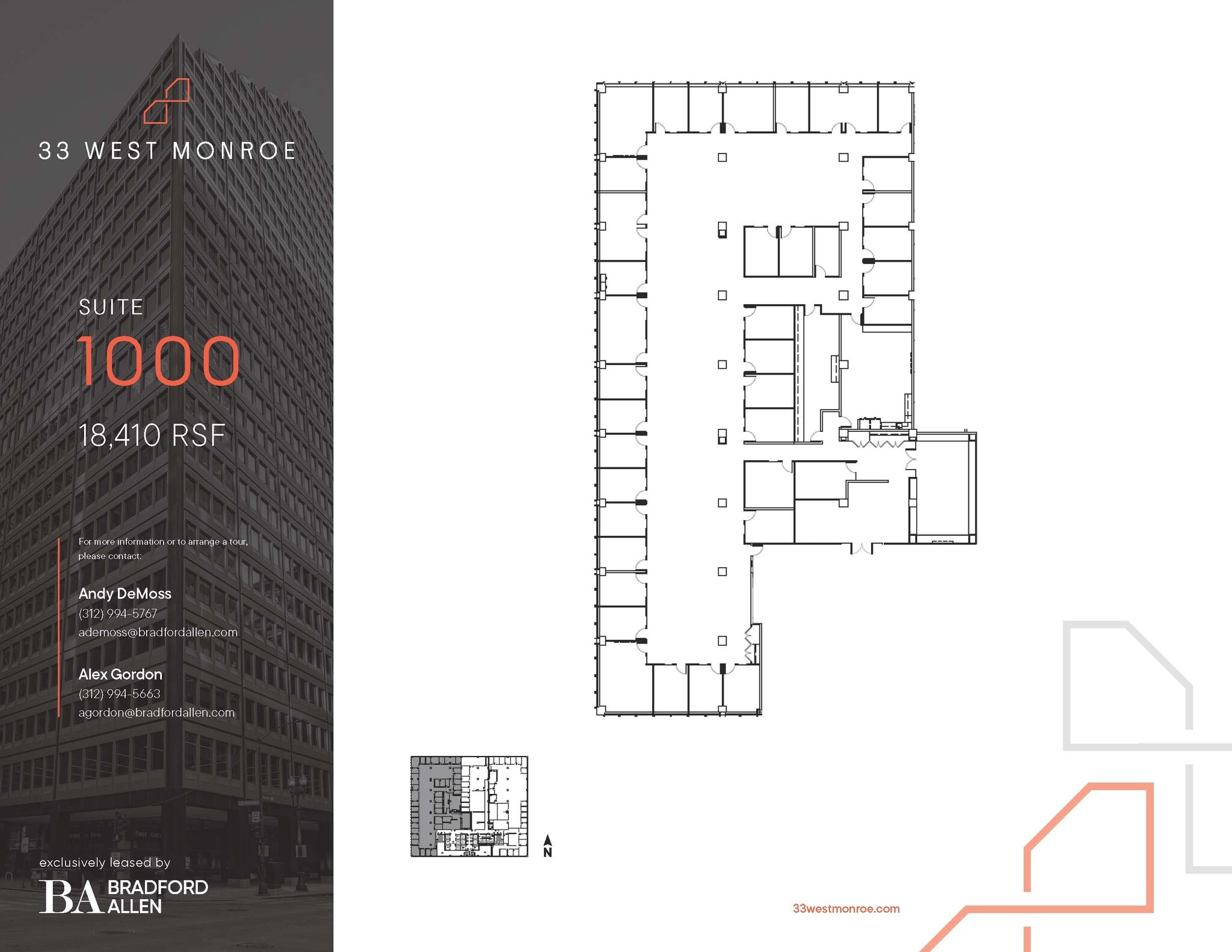 33 W Monroe St, Chicago, IL for lease Floor Plan- Image 1 of 3