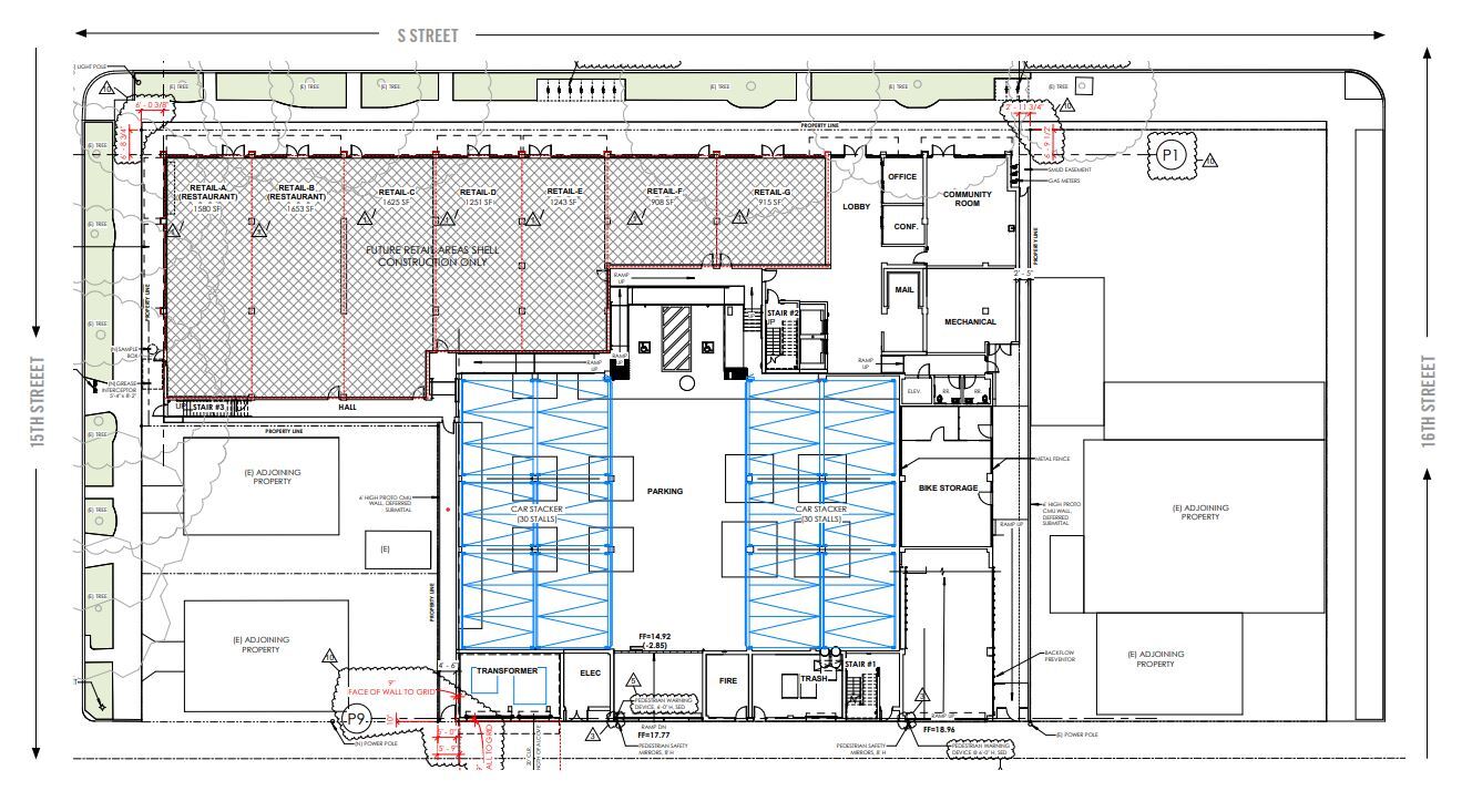 1500 S St, Sacramento, CA à louer Plan d’étage- Image 1 de 1