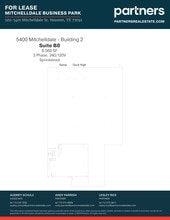 5151 Mitchelldale St, Houston, TX for lease Site Plan- Image 1 of 1