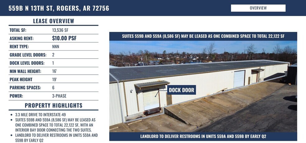 559 N 13th St, Rogers, AR à louer - Photo du bâtiment - Image 3 de 3