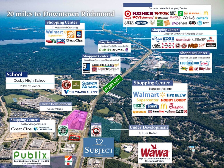 15884 Cosby Rd, Chesterfield, VA for sale - Aerial - Image 3 of 6