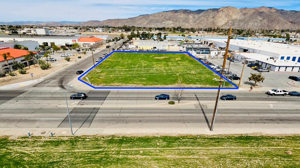 W. Esplanade Ave. at S. Buena Vista St., San Jacinto, CA for sale - Aerial - Image 3 of 6