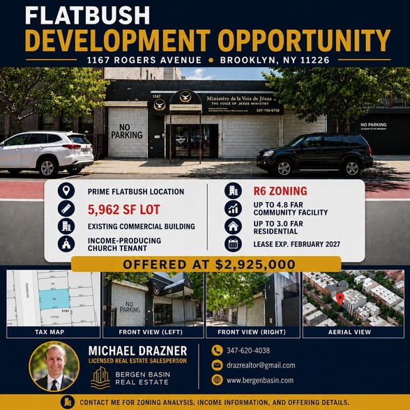 1167 Rogers Ave, Brooklyn, NY for sale - Building Photo - Image 1 of 6