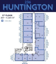 236 Huntington Ave, Boston, MA for lease Floor Plan- Image 1 of 5