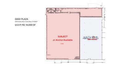 2200 Harbor Blvd, Costa Mesa, CA for lease Floor Plan- Image 1 of 2