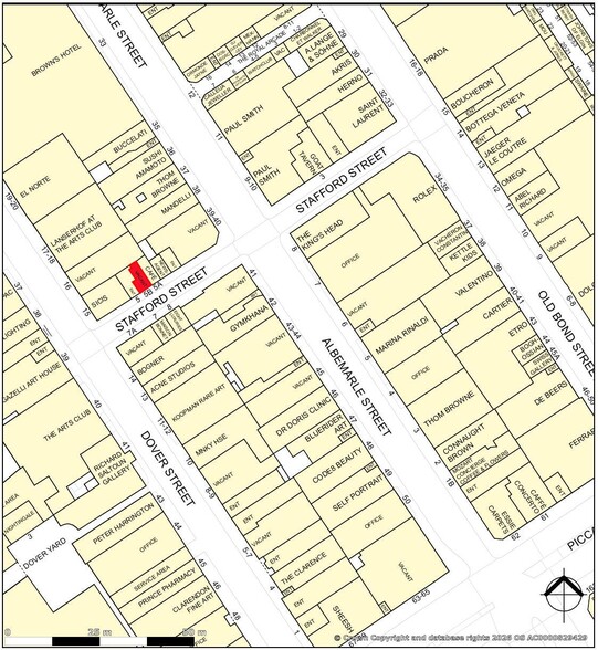 5 Stafford St, London for lease - Goad Map - Image 3 of 3