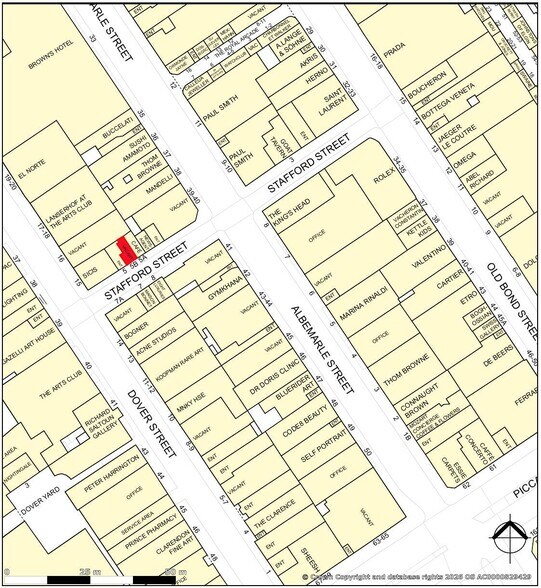 5 Stafford St, Londres à louer - Goad Map - Image 3 de 3