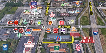 17505 Bagley Rd, Middleburg Heights, OH - AERIAL  map view - Image1