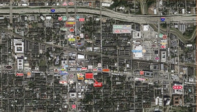 4601 Washington Ave, Houston, TX - Aérien Vue de la carte