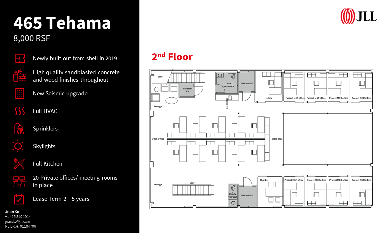 465 Tehama St, San Francisco, CA for lease Floor Plan- Image 1 of 1