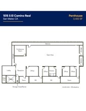 1515-1521 S El Camino Real, San Mateo, CA for lease Site Plan- Image 1 of 1