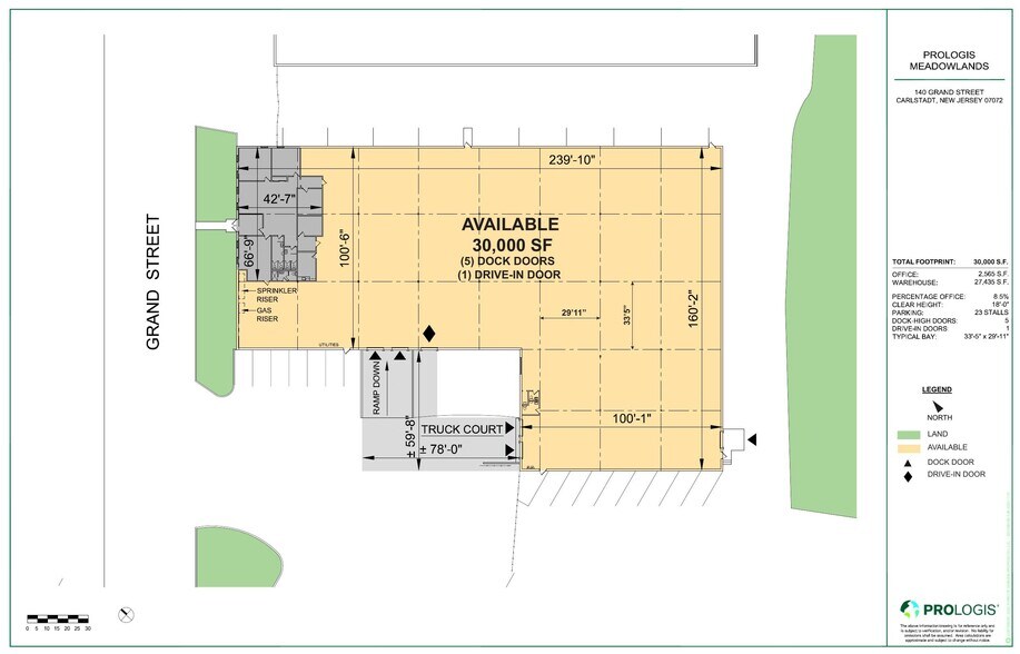 140 Grand St, Carlstadt, NJ à louer - Plan de site - Image 2 de 2
