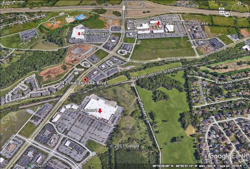 242 Indian Lake Blvd, Hendersonville, TN à louer - Aérien - Image 2 de 16