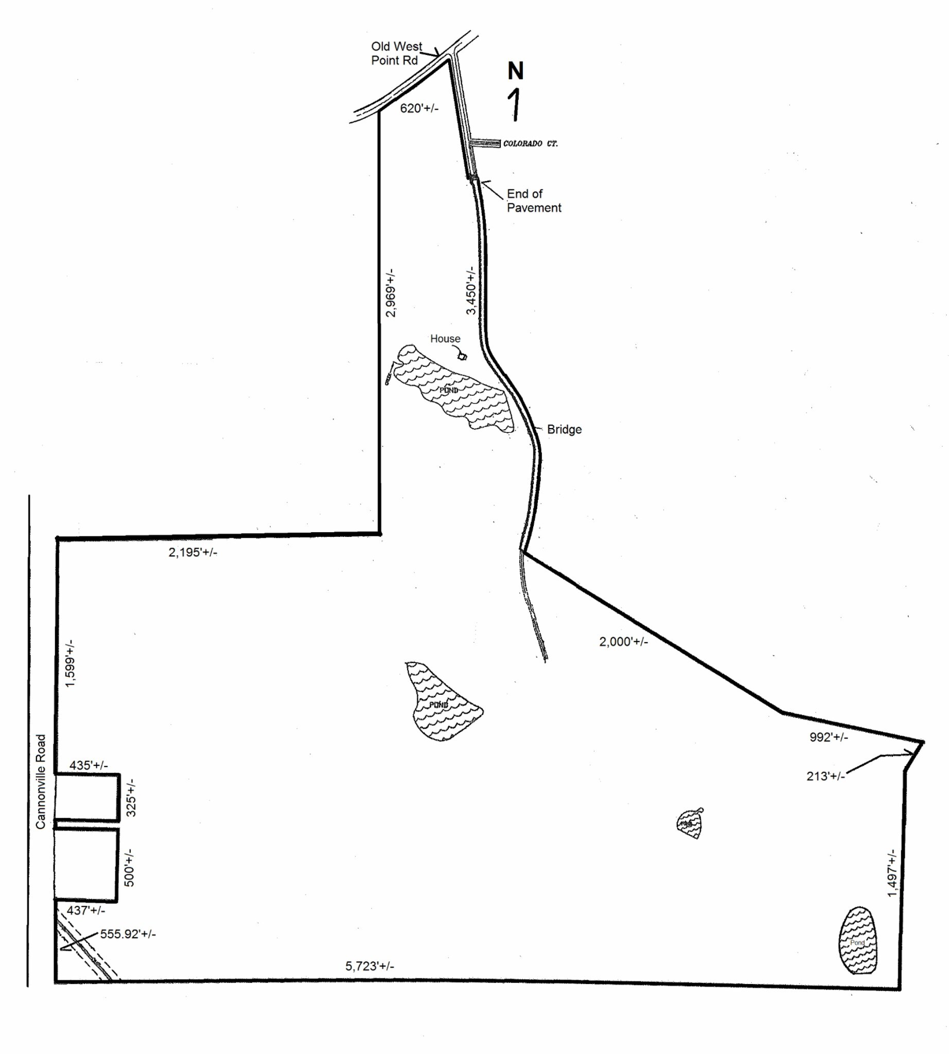 Cannonville Road, Lagrange, GA à vendre Plan cadastral- Image 1 de 2