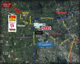 FM 2920, Hockley, TX - Aerial map view