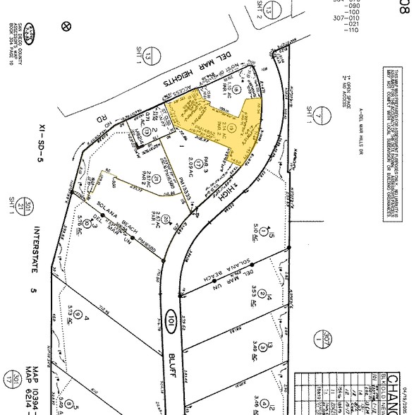 12770 High Bluff Dr, San Diego, CA for lease - Plat Map - Image 2 of 5