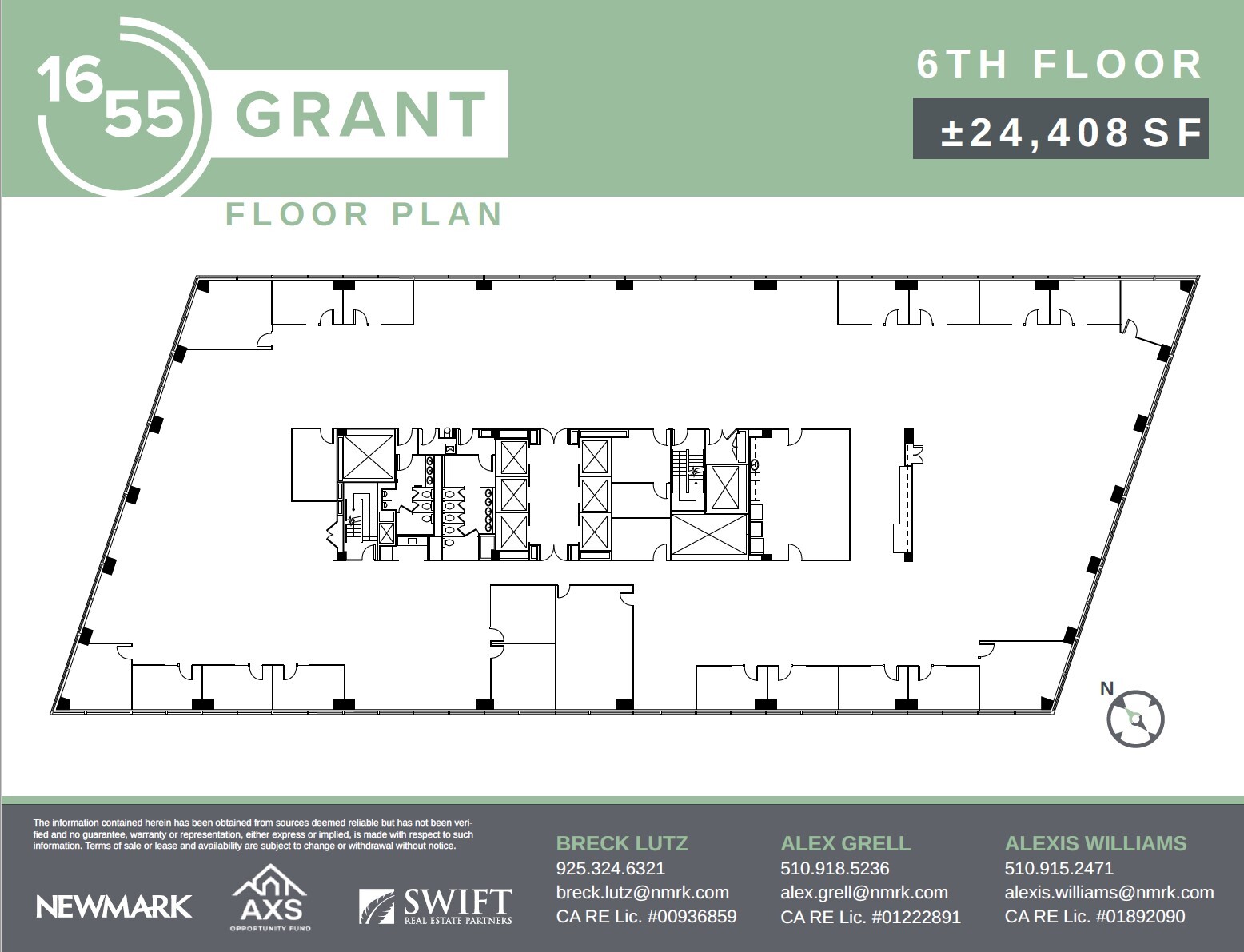 1655 Grant St, Concord, CA for lease Floor Plan- Image 1 of 1